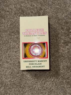 College‎ Treasures Florida State Seminoles Porcelain Bell Ornament 2002